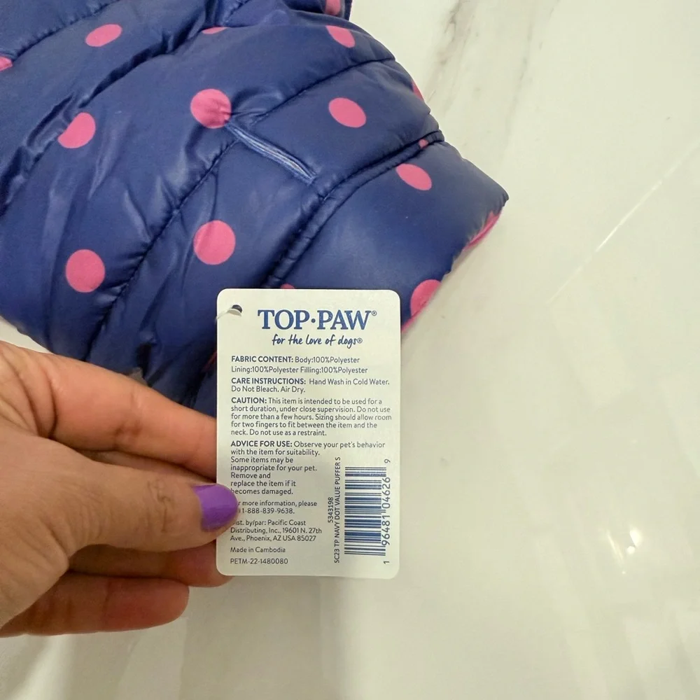 Top Paw pet warmth style